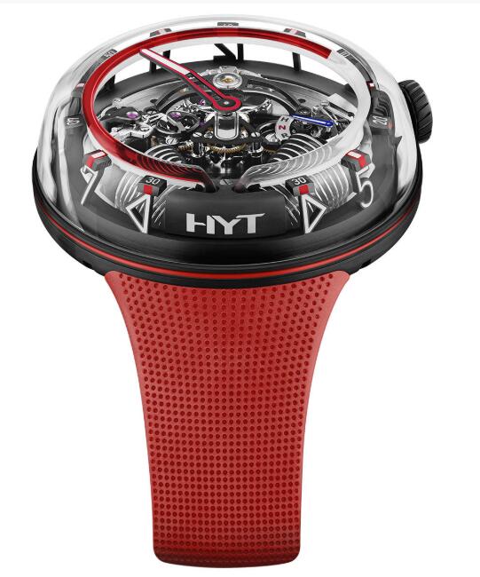 Best HYT H20 Red Fluid H02390 Replica watch